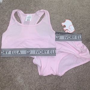 ivory ella bra & underwear set